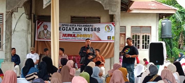 Reses di Marpoyan Damai, Nurul Ikhsan Dorong Revitalisasi Penangan Banjir yang Optimal