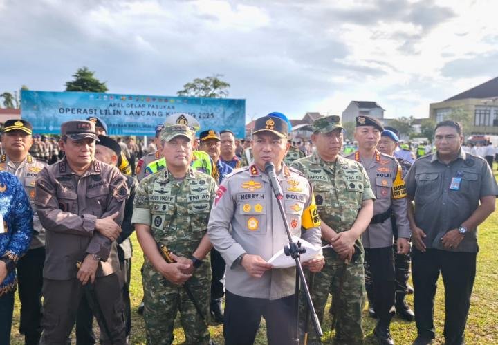 Nataru di Riau Dijaga 1.160 Personel, Kapolda: Jangan Berlebihan dan Hormati Korban Bencana