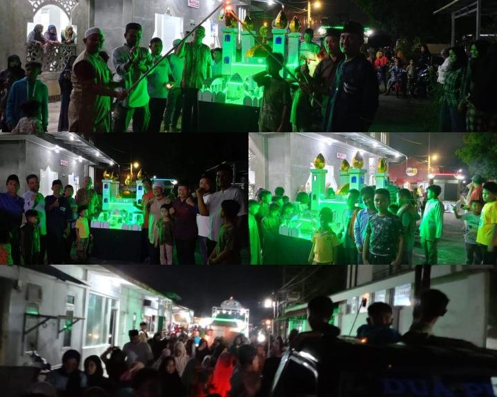 Pawai Takbir Idul Adha 1446 H Menggema di Perumahan Kartama Raya, Warga Tumpah Ruah 