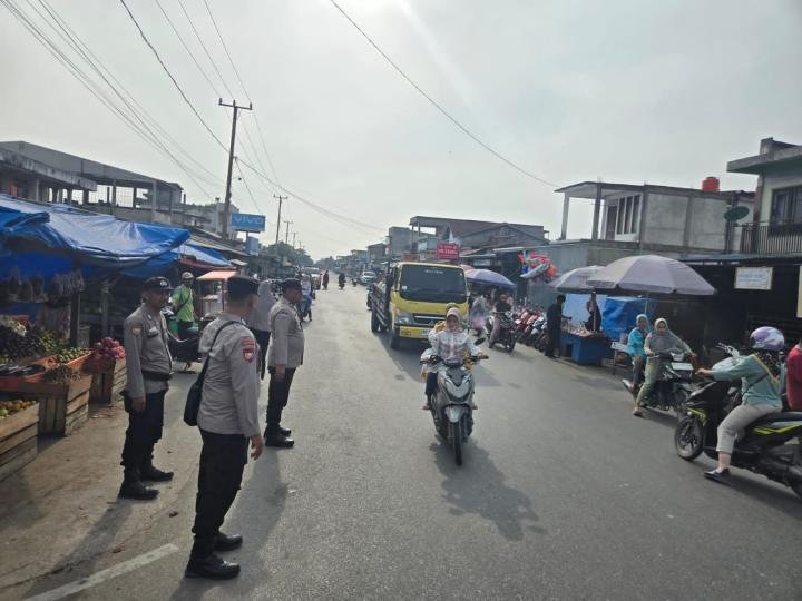 Jelang Hari Bhayangkara ke-79, Polsek Kempas Tingkatkan Intensitas Patroli Kamtibmas