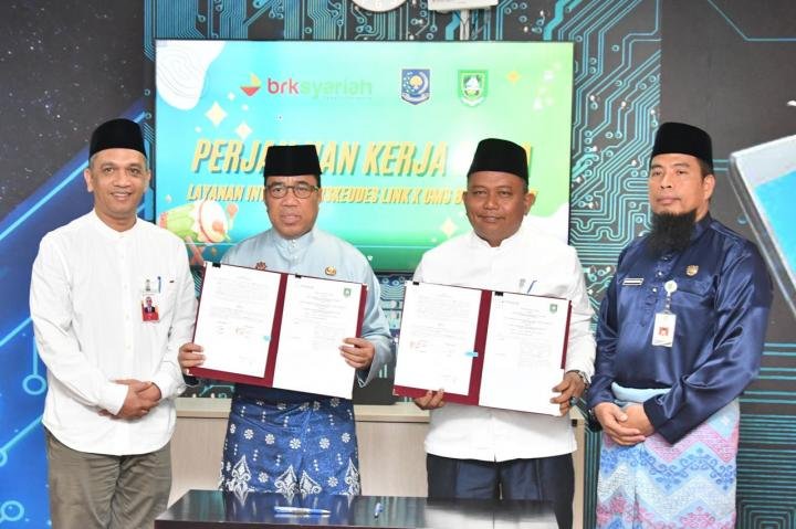 Ratusan Desa di Bengkalis Implementasikan Siskeudes Link Melalui CMS BRK Syariah