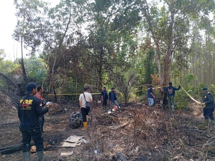 Polres Siak Tangkap Buronan Kasus Karhutla di Tualang, Halangi Petugas Buat Sekat Bakar