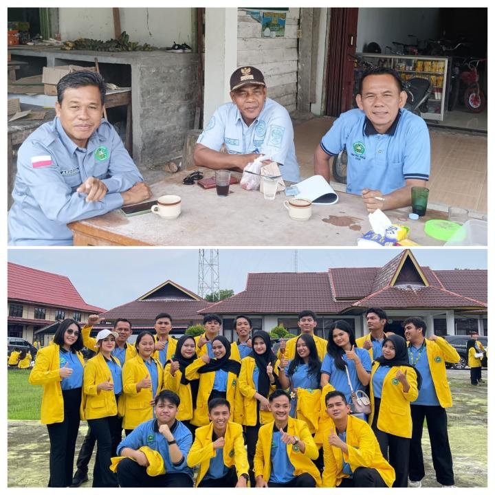 Kades Kampung Kemuning Muda Apresiasi Program KBM Mahasiswa Fakultas Hukum Unilak