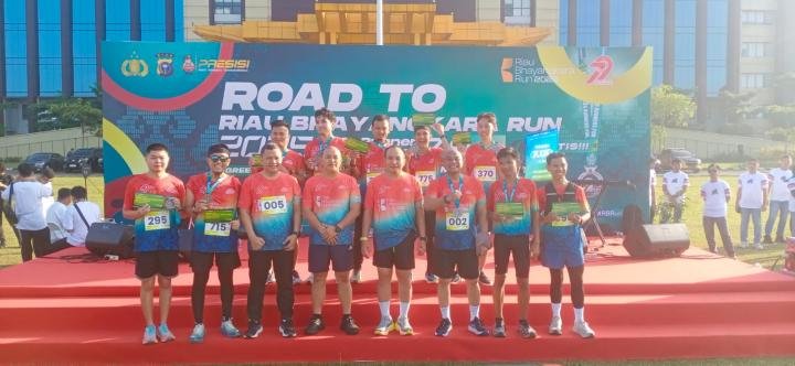 790 Pelari Ramaikan Road to Riau Bhayangkara Run 2025, Irjen Herry: 13 Juli Dilombakan
