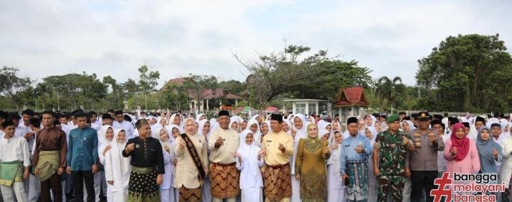 Jadi Irup Hardiknas 2025, Bupati Rohul Anton: Wujudkan Pendidikan Bermutu