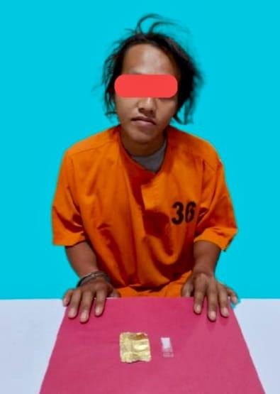 Kepergok Buang Sabu, Pria Asal Kampar Diringkus Satresnarkoba Polres Pelalawan