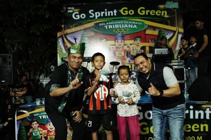 Go Sprint Go Green Tahap 2 Sukses Jaga Kamtibmas dan Kamseltibcarlantas di Pekanbaru 
