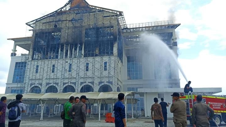Pasca Terbakar, Penanganan Kebakaran di Komplek Kantor Walikota Pekanbaru Dievaluasi