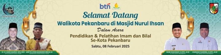 Sambut Ramadan 1446 H, Masjid Nurul Ihsan akan Gelar Pendidikan dan Pelatihan 500 Imam-Bilal 