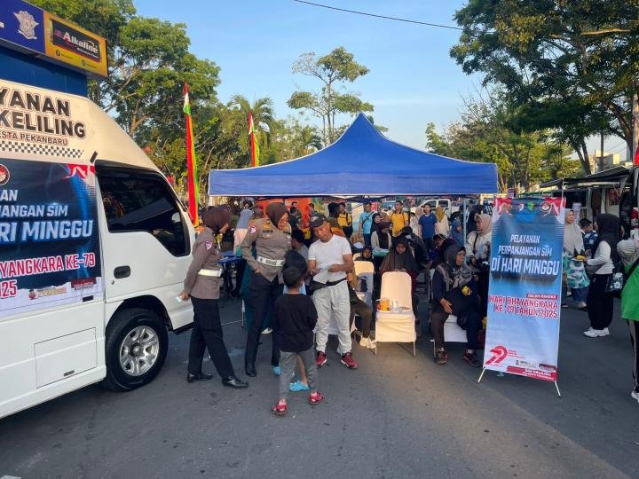Peringati Hari Bhayangkara ke-79, Satlantas Terima Layanan Perpanjangan SIM di CFD