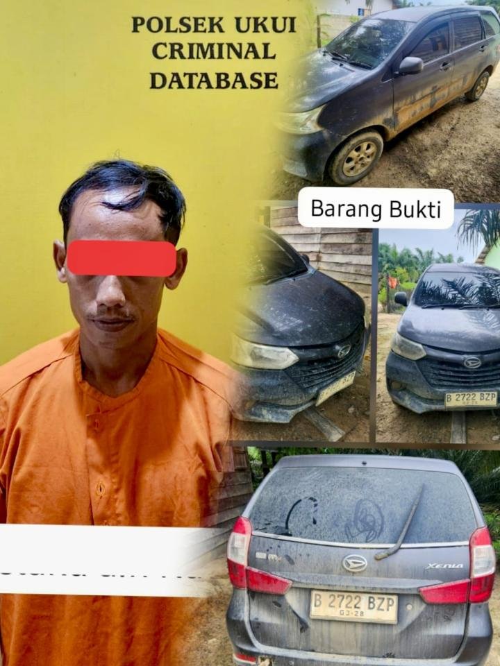 Polsek Ukui Ungkap Empat Mobil Bodong, Satu Pelaku Ditangkap