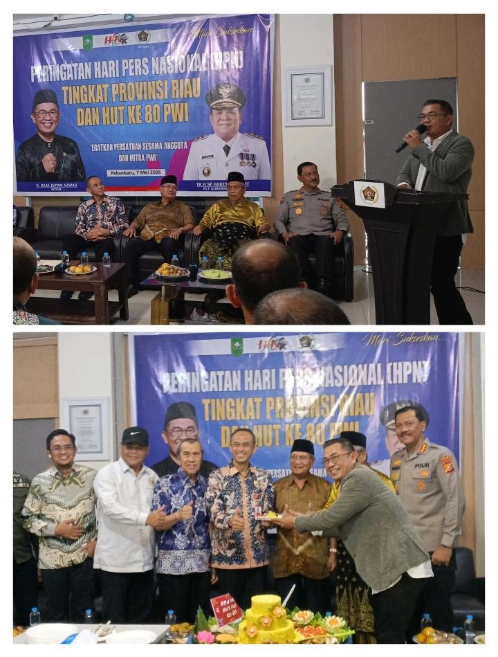 Peringatan HPN 2026 di Riau Dihadiri Para Tokoh, Ketua PWI Raja Isyam: Jaga Marwah Pers