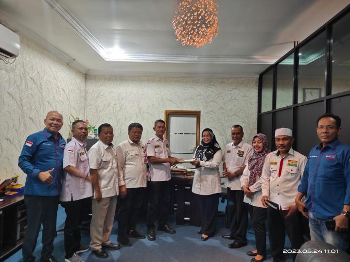 Permaskab Meranti Fasilitasi Pertemuan PPMLN dengan Disnaker Riau