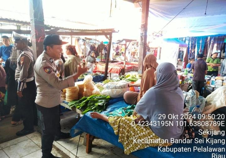 Wujudkan Pilkada Sejuk, Pasar Sekijang Jadi Sasaran Cooling System