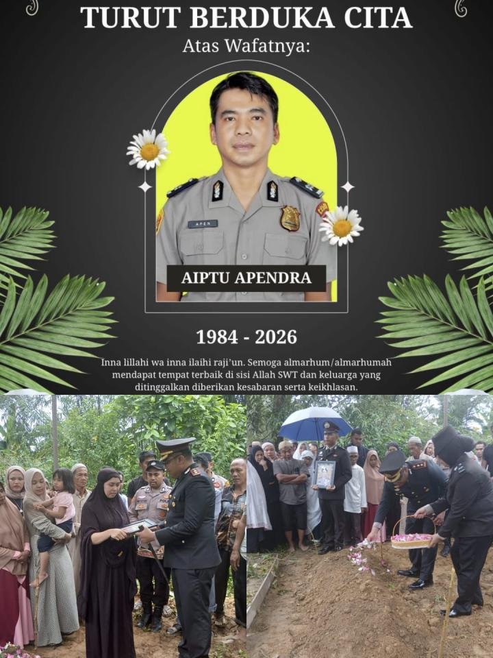 Apendra Gugur saat Kawal Malam Takbiran Diberi KPLB, Kapolda Riau: Jadi Warisan Abadi