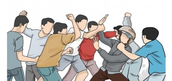 Sopir Truk Dikeroyok Puluhan OTK Diduga Preman di SPBU Selensen