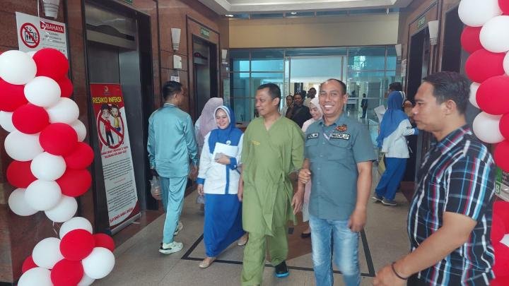 Satgas Pam Walpri Polda Riau Amankan Tes Kesehatan Calon Bupati, Walikota dan Wakil 