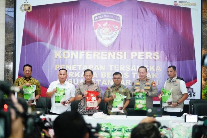 Satgas Pangan Tetapkan Tiga Petinggi PT FS sebagai Tersangka: Beras Premium Tidak SNI
