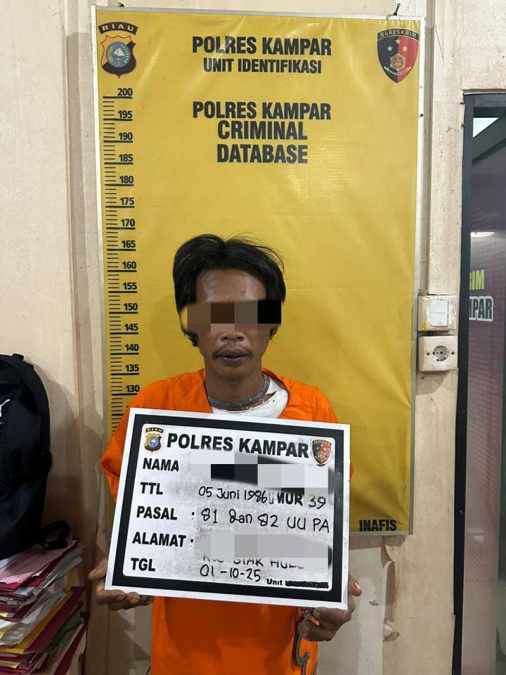 Parah, Ayah Cabuli Anak Tiri Selama 7 Tahun