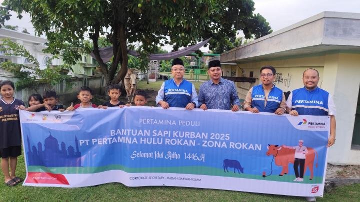 Idul Adha 1446 H, PHR Salurkan 192 Ekor Sapi di Zona Rokan