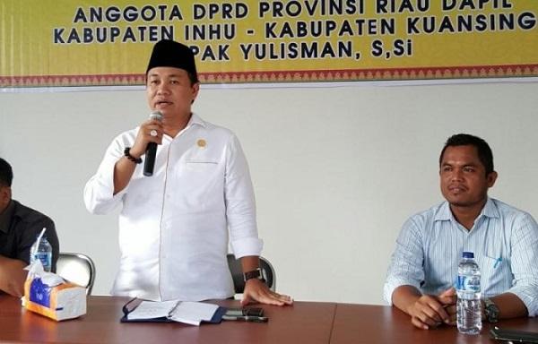 Gantikan Eet, Yulisman Jabat Ketua DPRD Riau