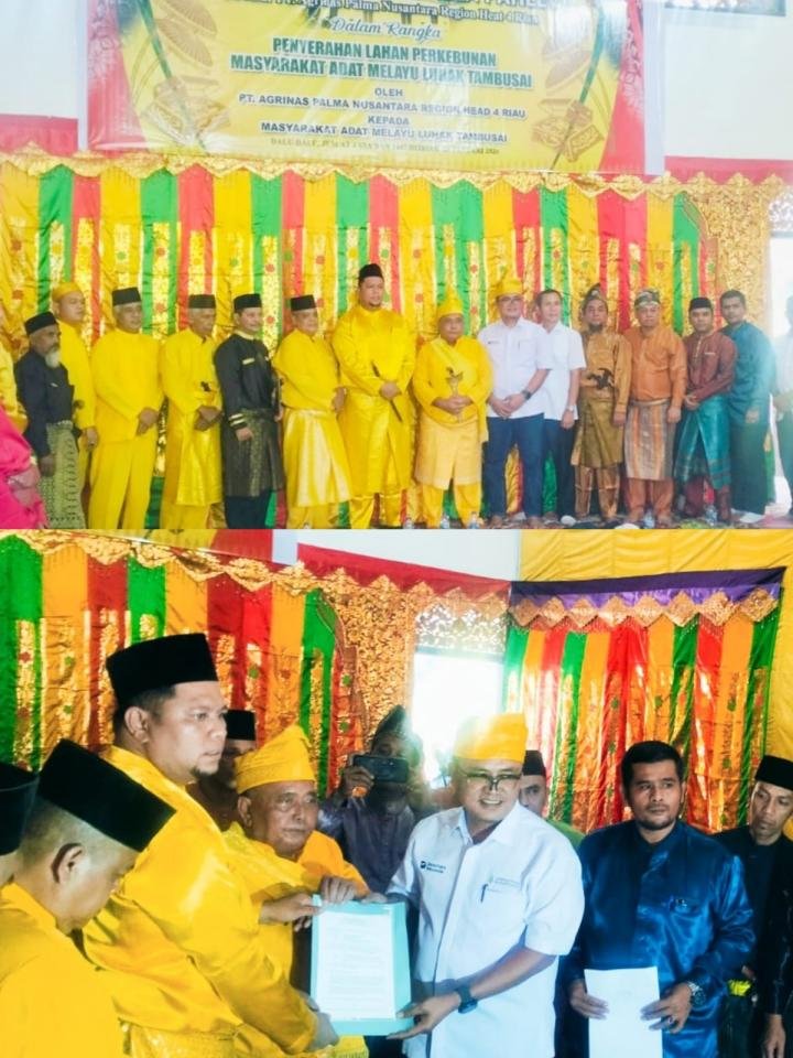 PT Agrinas Serahkan 20 Persen Lahan Perkebunan untuk Masyarakat Adat Luhak Tambusai