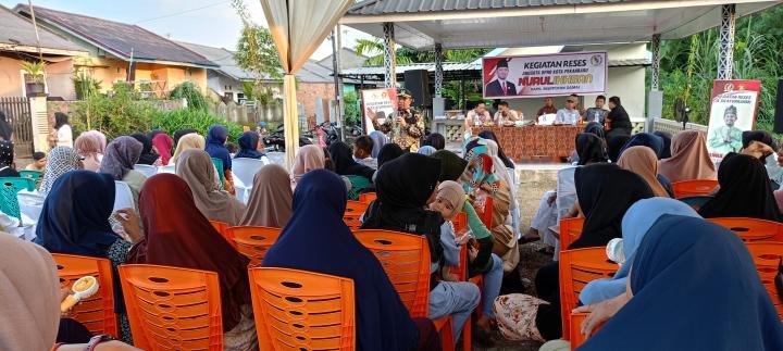 Reses Nurul Ikhsan di Kelurahan PM, Warga Keluhkan Masuk Sekolah Anak-Ancaman Banjir