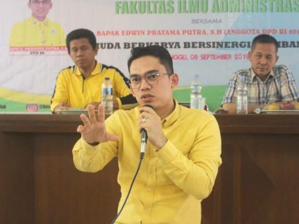 DPD RI Edwin Pratama: Kekosongan Wabup Kampar Bisa Jadi Preseden Buruk