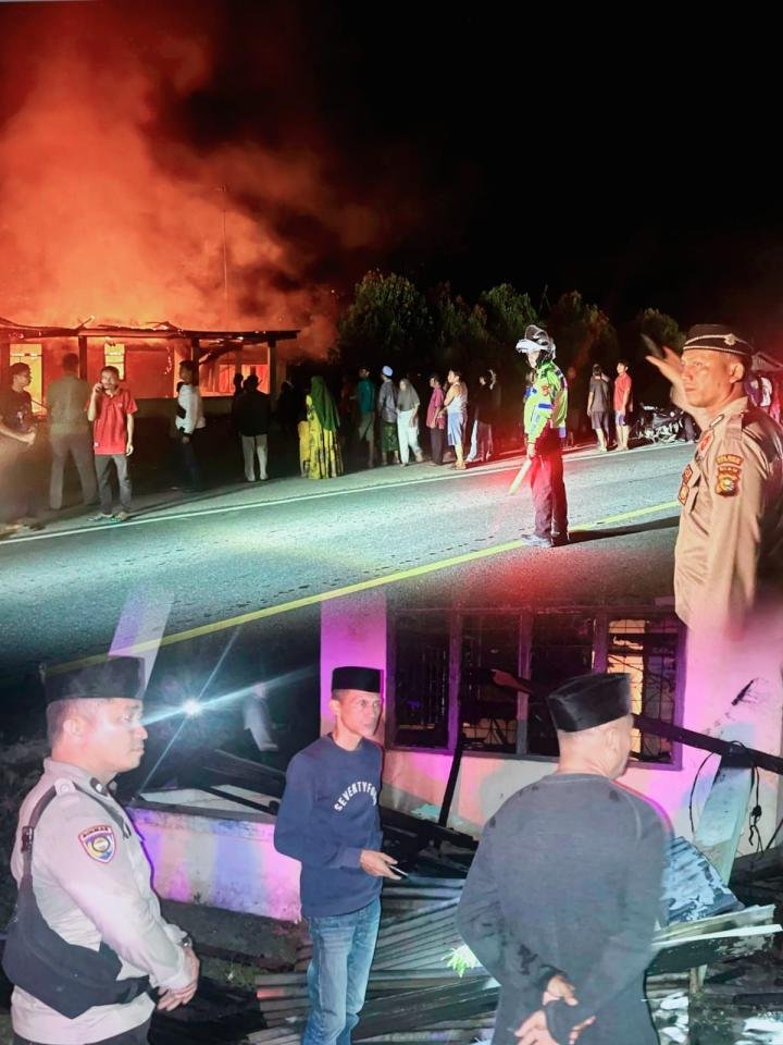 Baru Istirahat Usai Pulang Tarawih, Rumah di Bandar Seikijang Ludes Terbakar