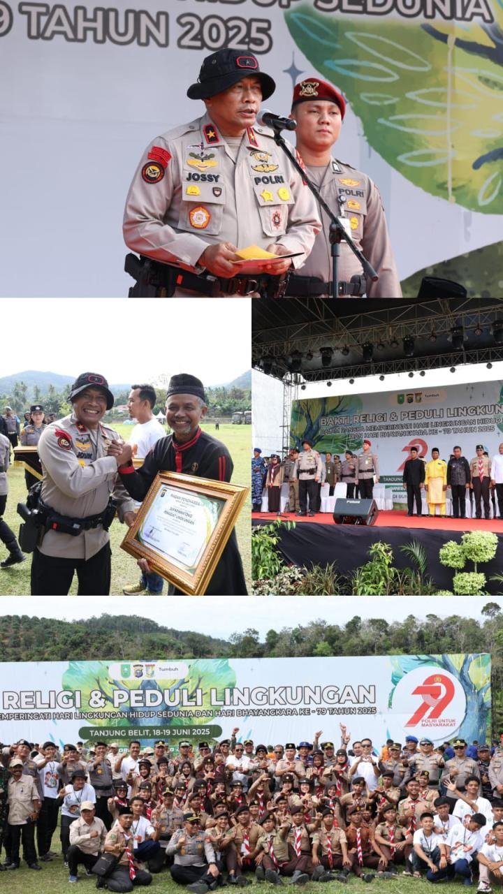 Wakapolda Riau Tutup Bakti Religi dan Deklarasi Selamatkan Hutan, Ini 3 Komitmen Pentingnya