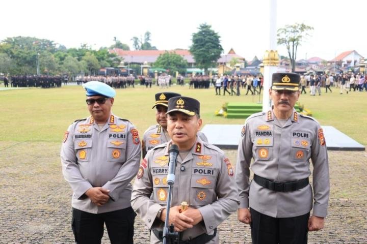 Usai Copot Kapolsek dan Kanit Reskrim, Kapolda Riau Rotasi Seluruh Personel Polsek Panipahan