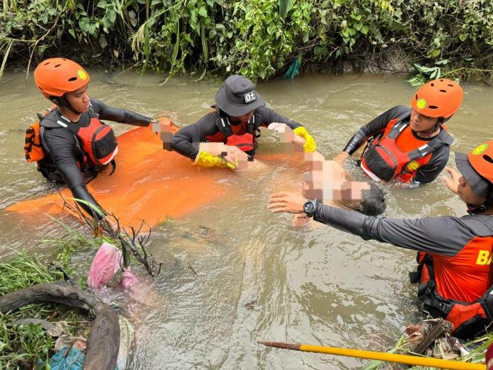 Ditemukan Meninggal, Begini Kronologis Pria Terseret Arus di Parit Perumahan Sidomulyo