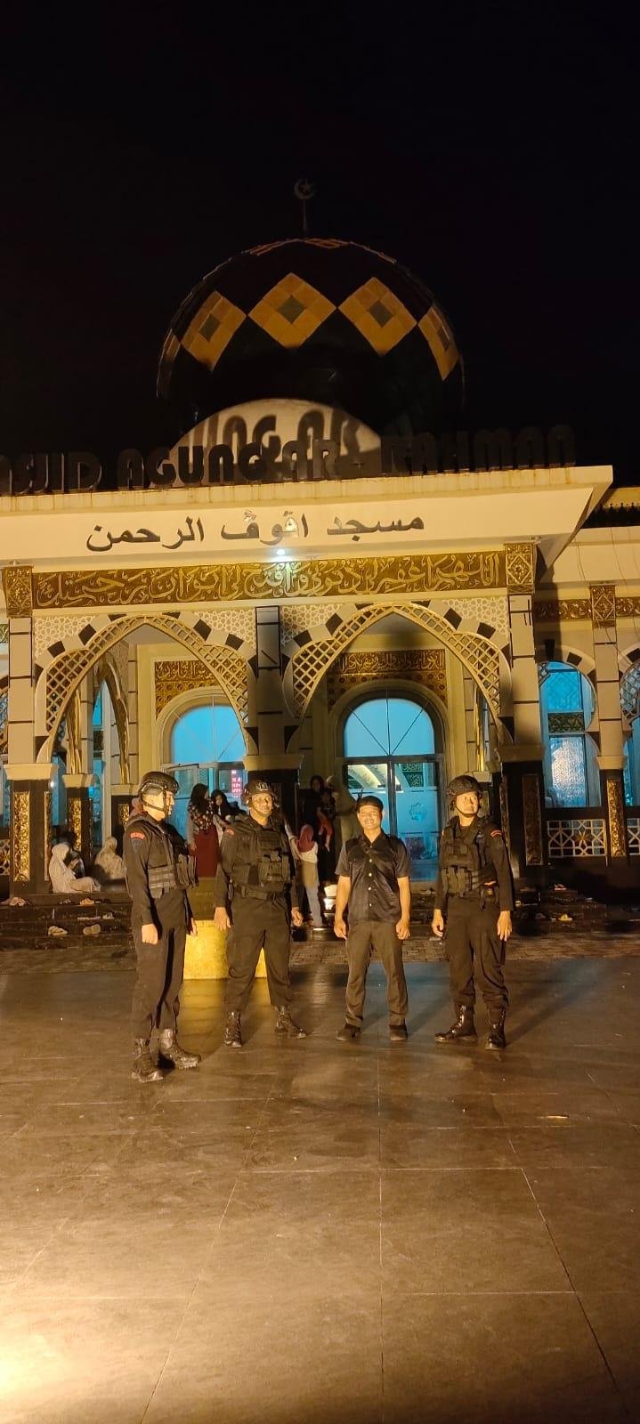 Brimobda Riau Patroli Tertib Ramadan di Masjid, Tempat Rawan Aksi Pencurian & Premanisme