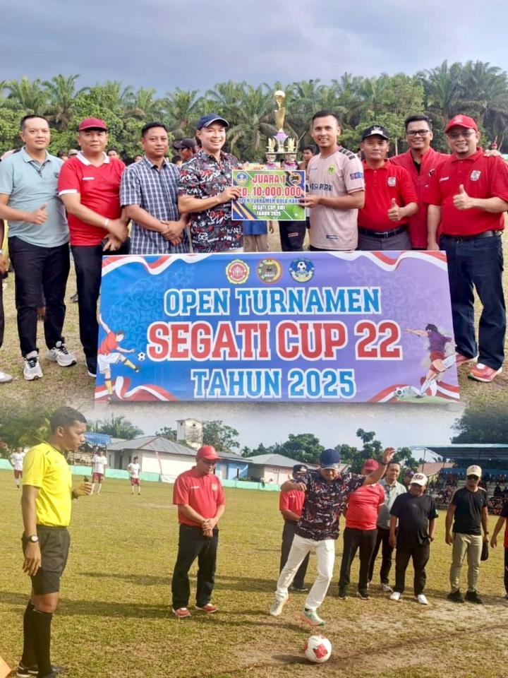 Wabup Pelalawan Tutup Open Turnamen Segati Cup 2025: Ajang Prestasi dan Tingkatkan UMKM