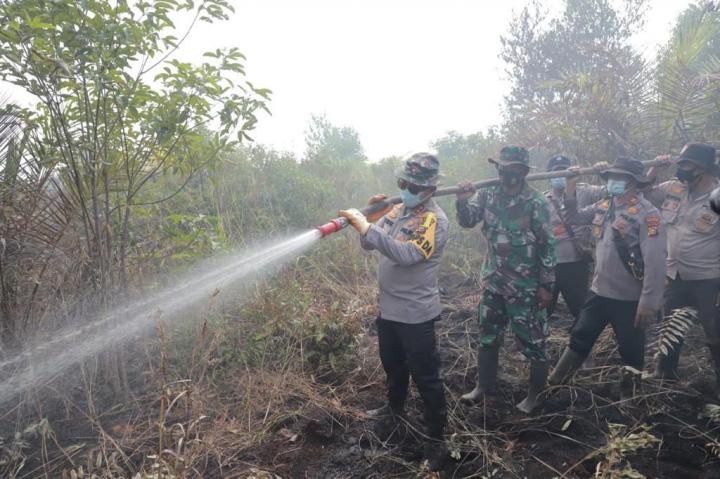Polda Selidiki 25 Hektar Lebih Lahan Terbakar di Riau 