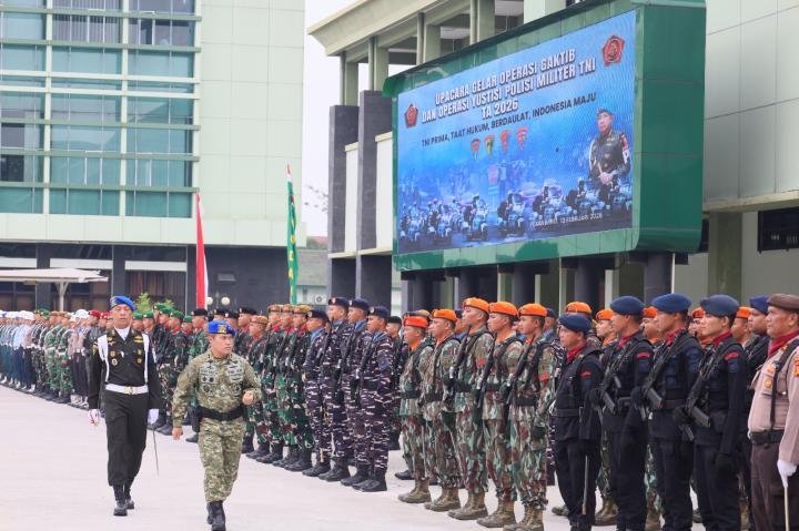 Pangdam XIX/TT Beri Pesan Penting pada Apel Operasi Gaktib dan Yustisi TA 2026