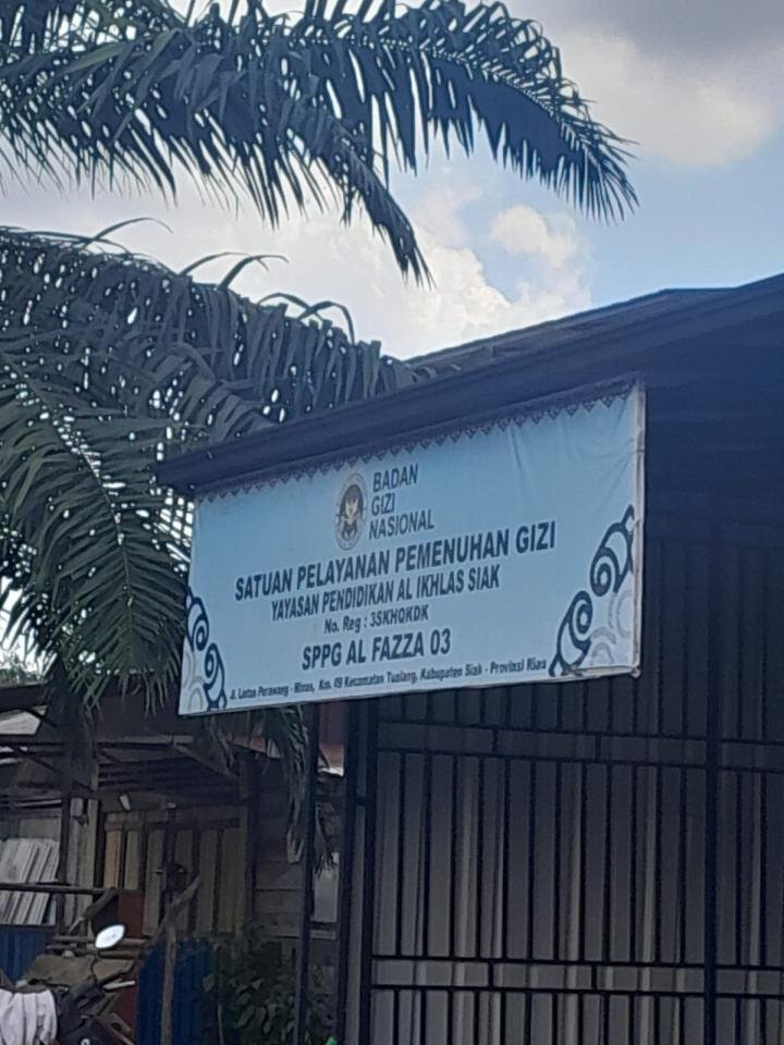 Dapur SPPG Al Fazza 03 Terancam Dihentikan, BGN Siak Bilang Begini
