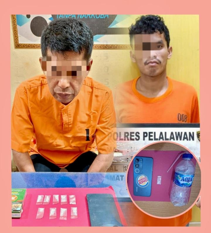 Polsek Bunut Bekuk Eks Polisi Bersama 10 Paket Sabu dan Bong