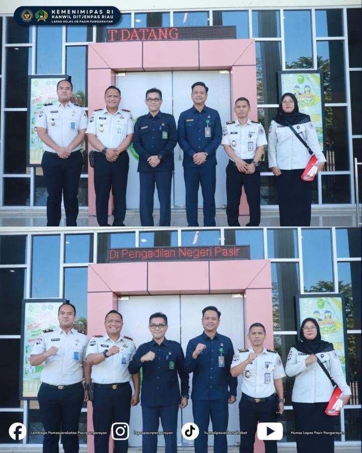 Lapas Pasir Pengaraian Perkuat Sinergi Kelembagaan dengan Pengadilan Negeri