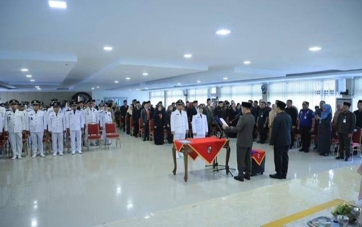 Lantik Rafit sebagai Kepala UPT Perparkiran, Wako Agung: Jangan Ada Lagi Keluhan Warga Soal Parkir 