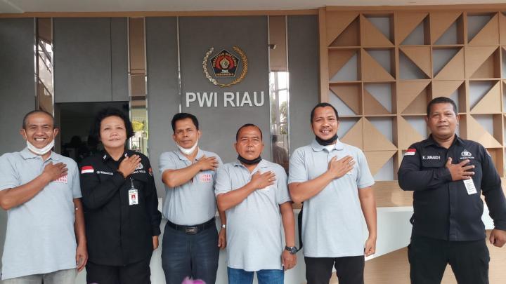 Mantapkan Program Prioritas, Humas Polda Riau dan PWI Bersinergi Kuatkan Kemitraan