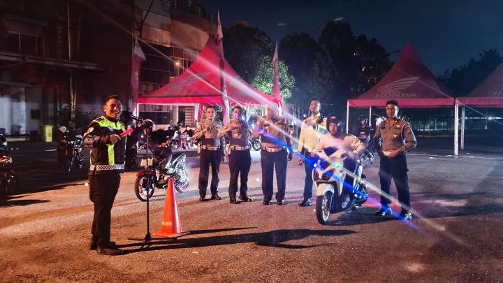 Ditlantas Polda Riau Gelar Dragbike Session 2, Tekan Balap Liar di Pekanbaru