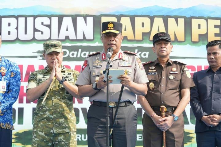 Cegah Karhutla Terulang, Polda Riau Pasang Papan Peringatan di 12 Kabupaten dan Kota