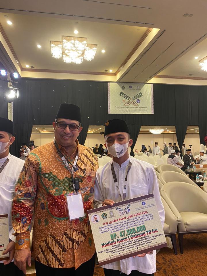 Membanggakan, Bayu Wibisono Hafiz Asal Riau Raih Juara Satu Nasional