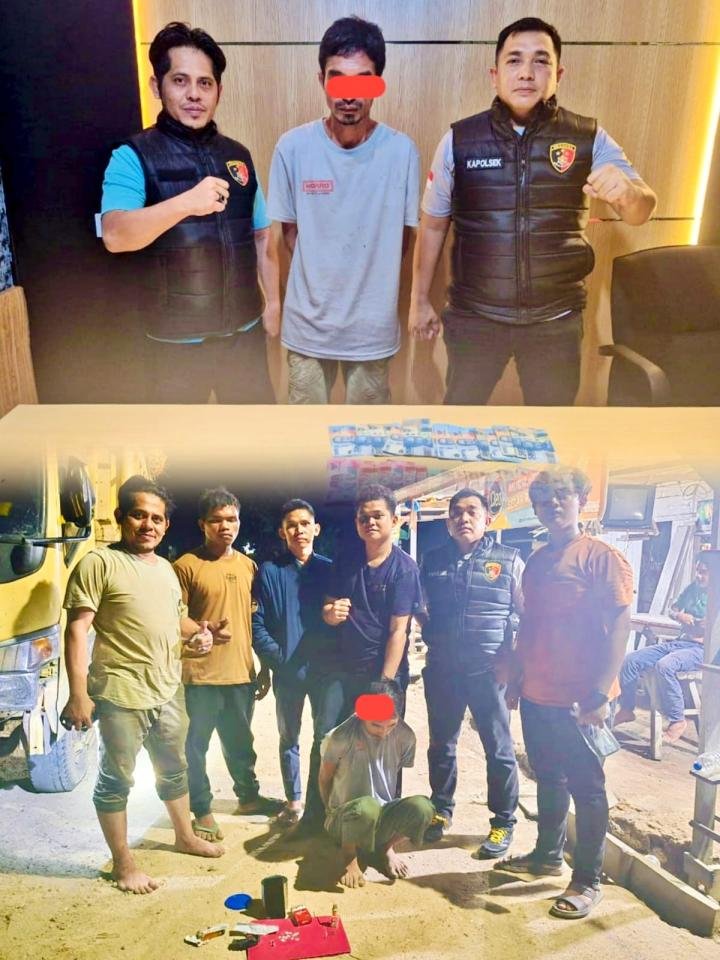 Usai Nyabu, Pengedar Diciduk Polsek Teluk Meranti Bersama 13 Paket Sabu