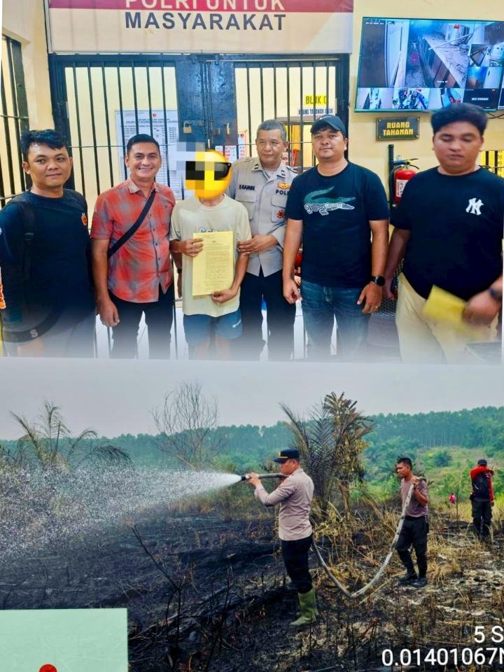 Pemilik Kebun Sawit Ditangkap Polisi, Buka Lahan dengan Cara Membakar 