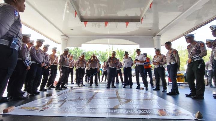Atasi Persoalan Lalu Lintas, Ditlantas Polda Riau dan Dishub Gelar Apel Gabungan 