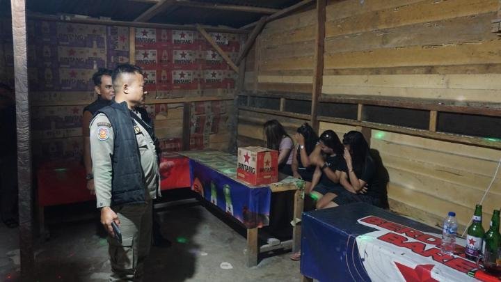 Sejumlah Warem di Obok Obok Satpol PP Kuansing, 6 Cewek Seksi Terjaring