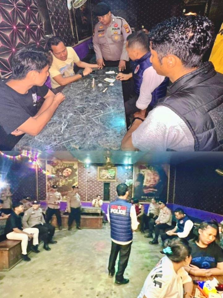 Polres Pelalawan Sisir Tempat Hiburan, Sejumlah Pengunjung Test Urine