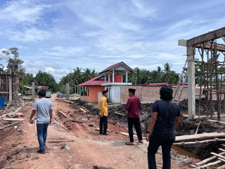 Pembangunan Kampung Nelayan Merah Putih di Pambang Pesisir Capai 80 Persen